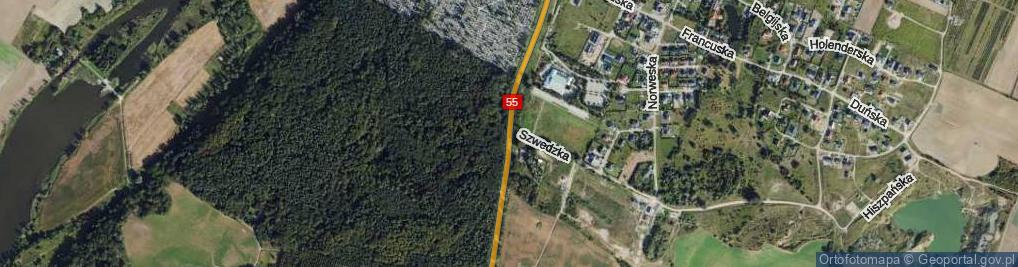 Zdjęcie satelitarne Głowackiego ul.